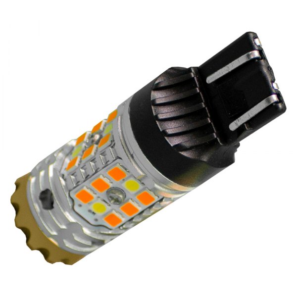 Race Sport® - Epistar 3030 Super Bright LED Bulbs (7443, White/Amber)
