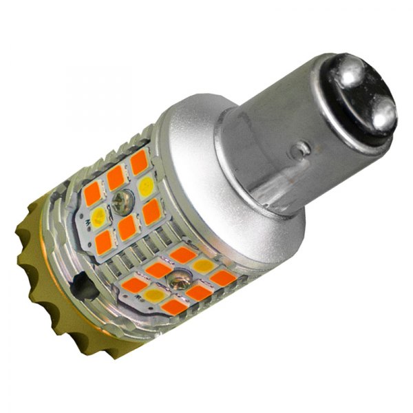 Race Sport® - Epistar 3030 Super Bright LED Bulbs (1157, White / Amber)