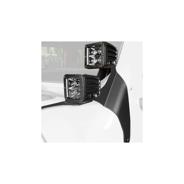 Race Sport® - A-Pillar 3" 4x24W Cube Spot Beam LED Light Kit