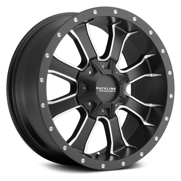 RACELINE® - 927M MAMBA HD Black with Machined Accents