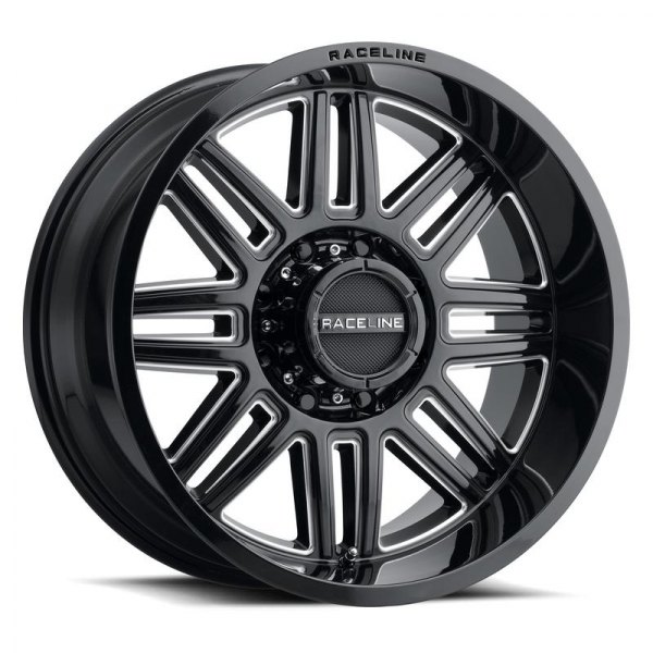 RACELINE® - 948M SPLIT Gloss Black with Milled Accents