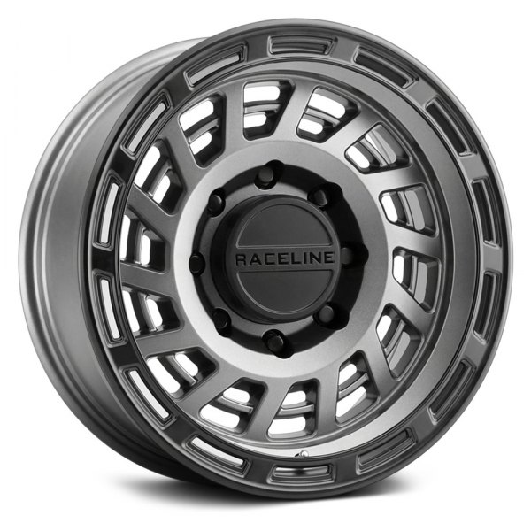 RACELINE® - 957GB HALO Gunmetal with Black Ring