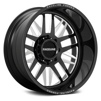 RACELINE® - RF202B TURBINE FORGED Gloss Black with Milled Accents