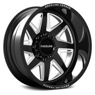RACELINE® - RF203B TWISTER FORGED Gloss Black with Milled Accents