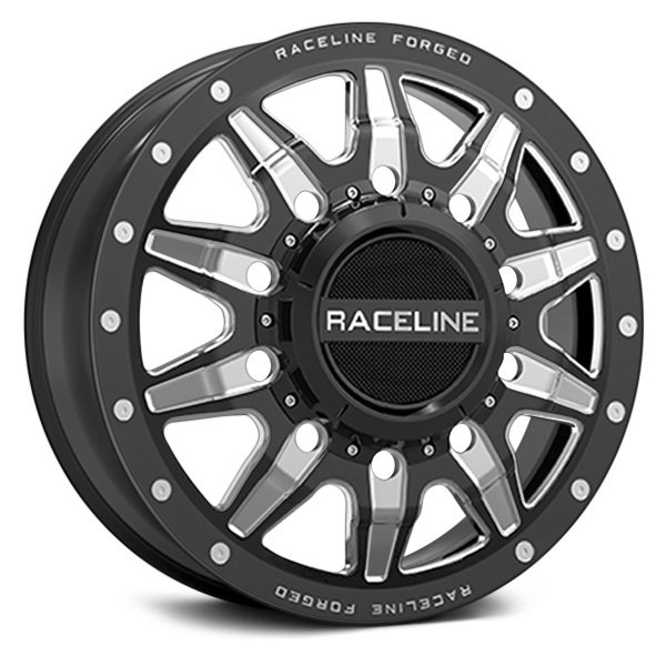 RACELINE® - RF502B ICONIC SD FORGED Front Gloss Black Milled