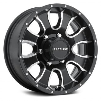 RACELINE® - 860M MAMBA TRAILER Black with Machined Spokes