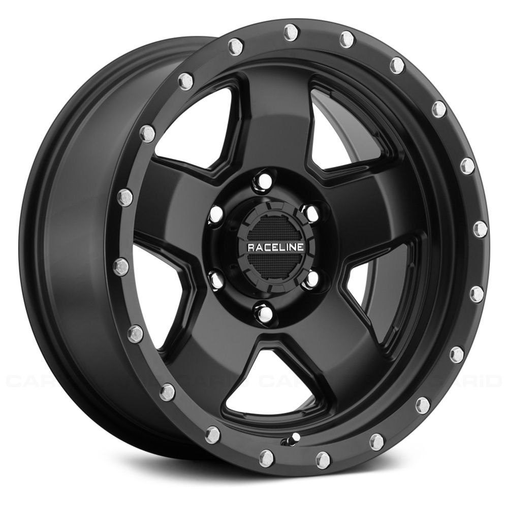 RACELINE® 937B COMBAT Wheels Satin Black Rims