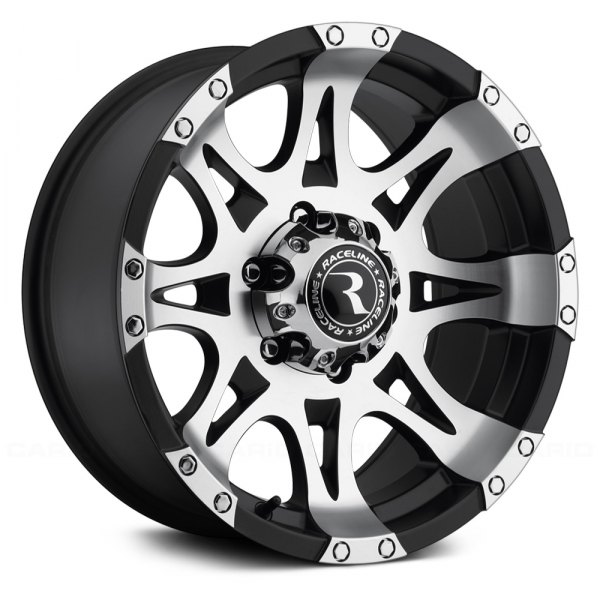 RACELINE® - RAPTOR Black with Machined Face