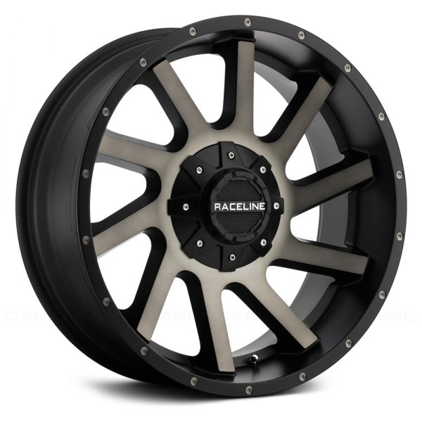 RACELINE® - TWIST Black with Machined Face and Dark Tint