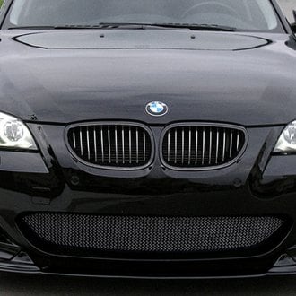 Racemesh Bmw 525i 525xi 528i 528xi 530i 530xi 535i 535xi 550i M5 E60 Body Code 08 2 Pc Standard Weave Chrome Mesh Main Kidney Grille