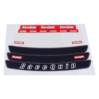RaceQuip® - Helmet Visor Strip Decal Sheet