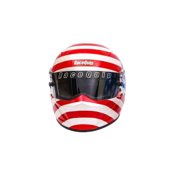 RaceQuip® - Vesta 15 American Flag Graphic Carbon Medium SA2015 Full Face Racing Helmet