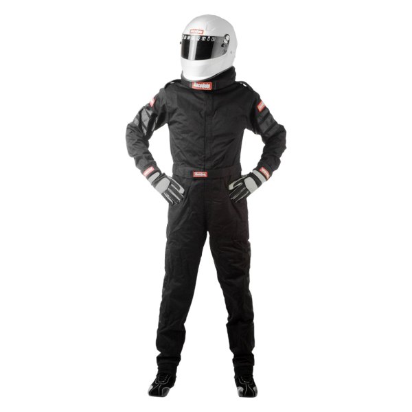 RaceQuip® - 110 Series Black S Single Layer Racing Suit
