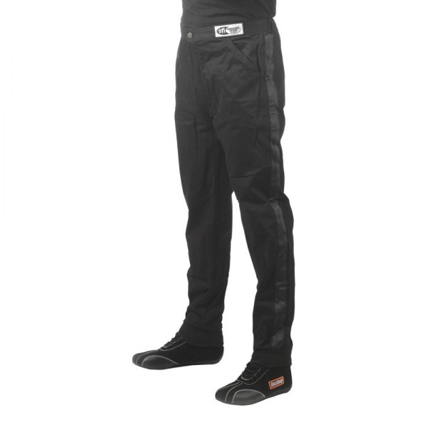 RaceQuip® - 110 Series Black XXXXL Single Layer Racing Pants