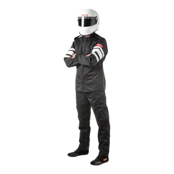 RaceQuip® - 120 Series Black M Multi Layer Racing Suit