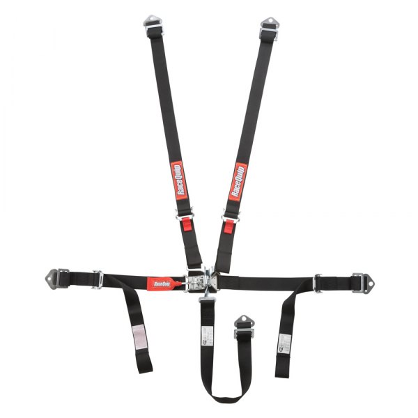 RaceQuip® - Black Jr. Dragster Youth 5-Point Harness Set