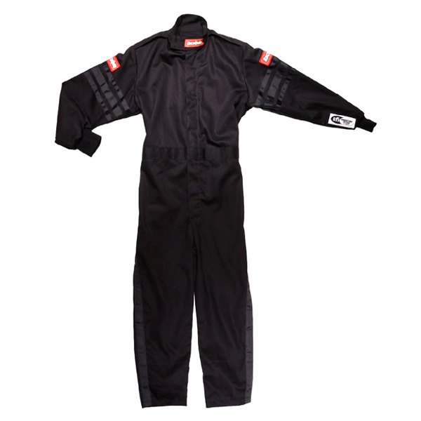 RaceQuip® - Pro-1 Series Black XXS Single Layer Racing Suit