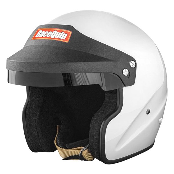 RaceQuip® - OF 15 Series White Fiber Reinforced Polymer Medium Racing Helmet