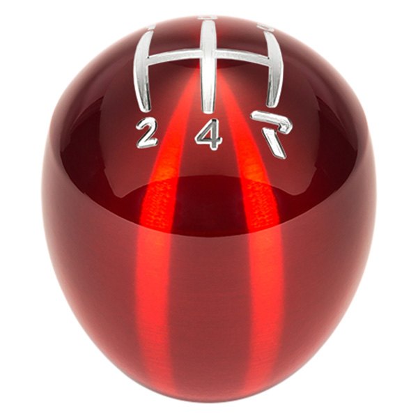 Raceseng® - Manual Slammer 5-Speed Red Translucent Shift Knob