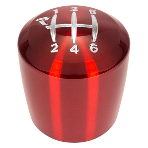 Raceseng® - Manual Ashiko 6-Speed Red Translucent Shift Knob