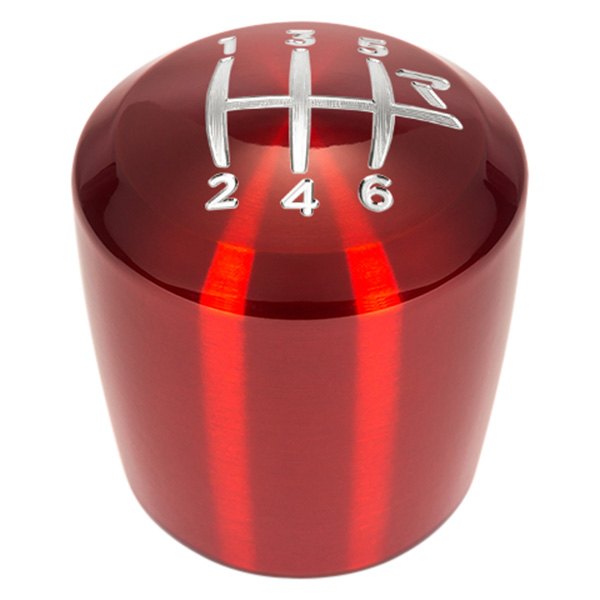 Raceseng® - Manual Ashiko 6-Speed Red Translucent Shift Knob