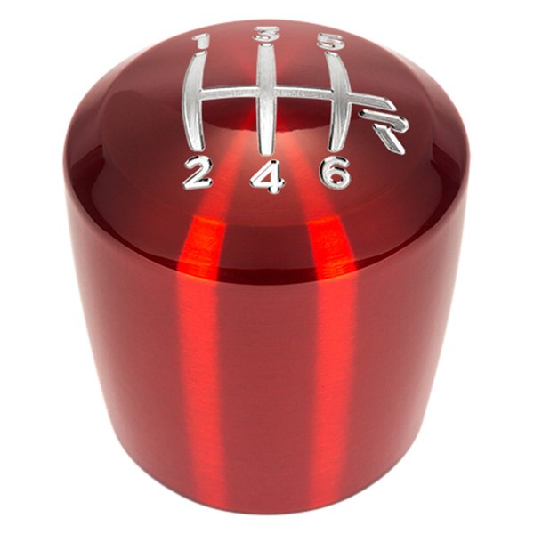 Raceseng® - Manual Ashiko 6-Speed Red Translucent Shift Knob