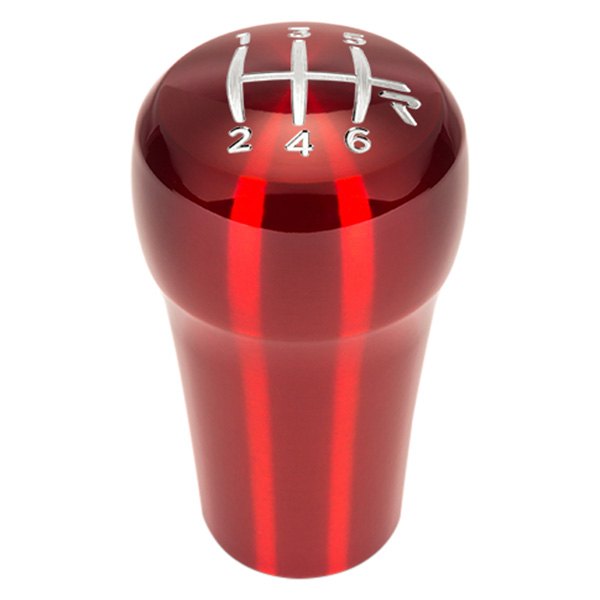 Raceseng® - Manual Rondure 6-Speed Red Translucent Shift Knob