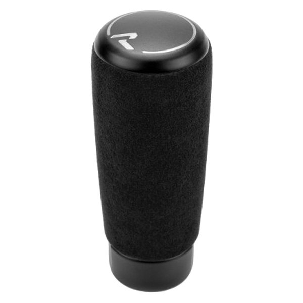  Raceseng® - Automatic Cylix Perforated Leather Shift Knob with Black Matte Base and Cap