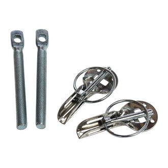 Racetech® - Silver Hood Pin Set
