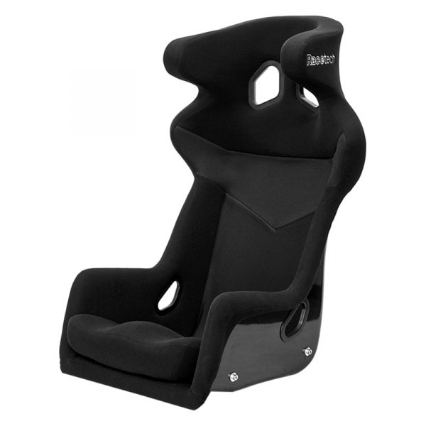 Racetech® - RT4100 Series Fiberglass Racing Seat with Head Restraint, Fabric, Standard, Black