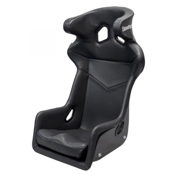 Racetech® - RT4100 Series Fiberglass Racing Seat with Head Restraint, Vinyl, Standard, Black