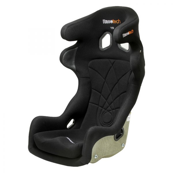 Racetech® - RT9119 Series Carbon Racing Seat with Head Restraint, Wide and Tall, Black