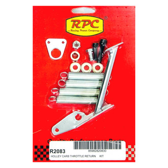 Racing Power Company® - Chrome Steel Carburetor Mount Throttle Return Kit