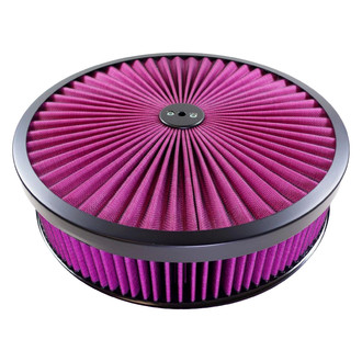 Racing Power Company® - Super Flow Top Red Black Air Cleaner Set