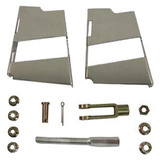 Racing Power Company® - Brake Booster Chrome Brackets
