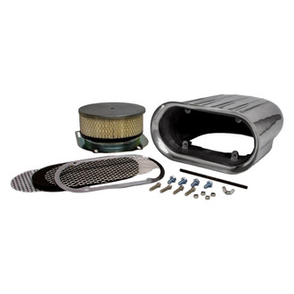 Racing Power Company® - Hillborn Style Mini Aluminum Polished Air Scoop