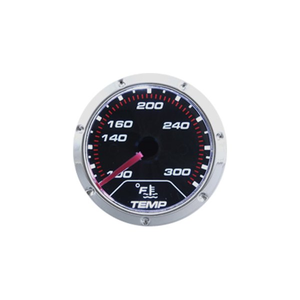 Racing Power Company® - Evolution Series Racing Style 2" Electrical Oil Temperature Gauge, 100-300 F