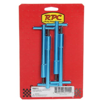 Racing Power Company® - 4-piece T-Bar Wing Nut Kit