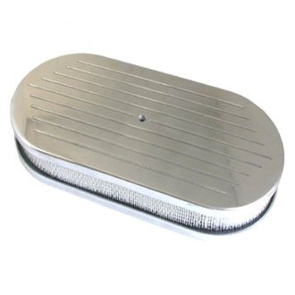Racing Power Company® - Oval Aluminum Polished Air Cleaner Set