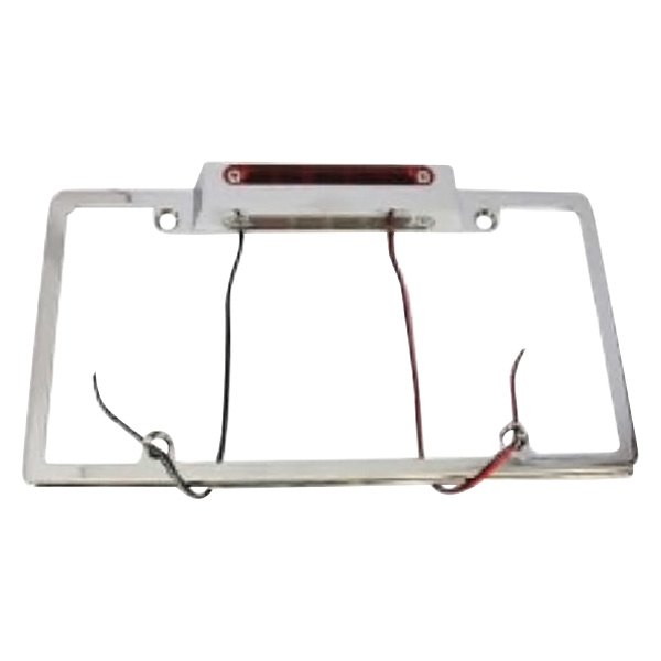 Racing Power Company® - License Plate Frame with Small LED Third Brake Light