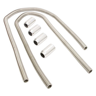 Racing Power Company® R7313 - Stainless Steel Radiator Heater Hose Kit