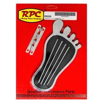 Racing Power Company® - Stainless Steel Barefoot Pedal Pad