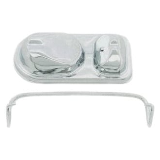 Racing Power Company® - 2-3/4" X 5-3/4" Chrome Brake Master Cylinder Cover