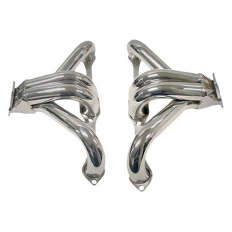 Racing Power Company® - Polished Stainless Steel Short Tube Exhaust Header Set