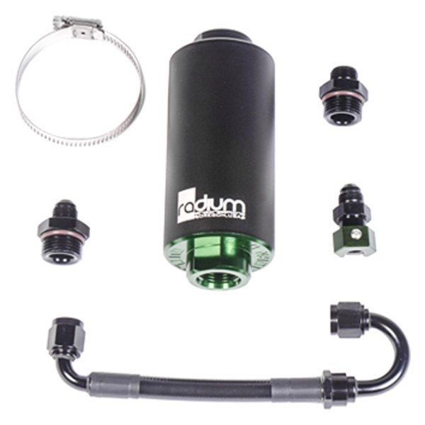 Radium® - Direct Fit High Flow Stainless 10-Micron Fuel Filter Kit