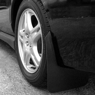 Rally Armor® - Basic Series Black Mud Flap Kit with Black Rally Armor Logo