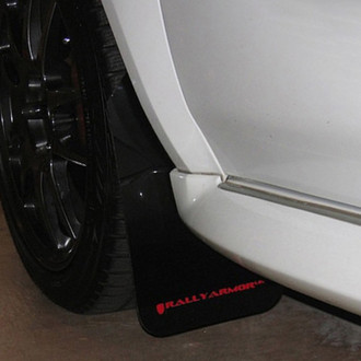 Rally Armor® - UR Series Black Mud Flap Kit with Red Rally Armor Logo
