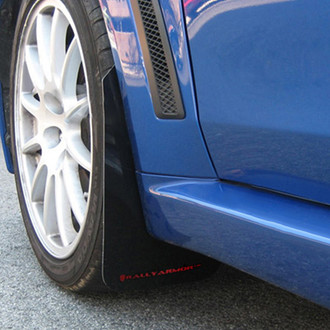 Rally Armor® - UR Series Black Mud Flap Kit with Red Rally Armor Logo