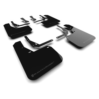 Rally Armor® - UR Series Black Mud Flap Kit with Grey Logo