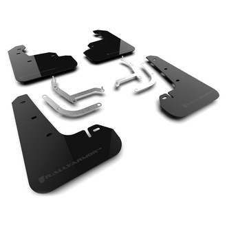 Rally Armor® - UR Series Black Mud Flap Kit with Grey Logo